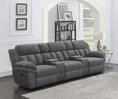 Best Furniture Outlet - Coaster - Bahrain 5-piece Upholstered Home Theater Seating Charcoal - 609541T