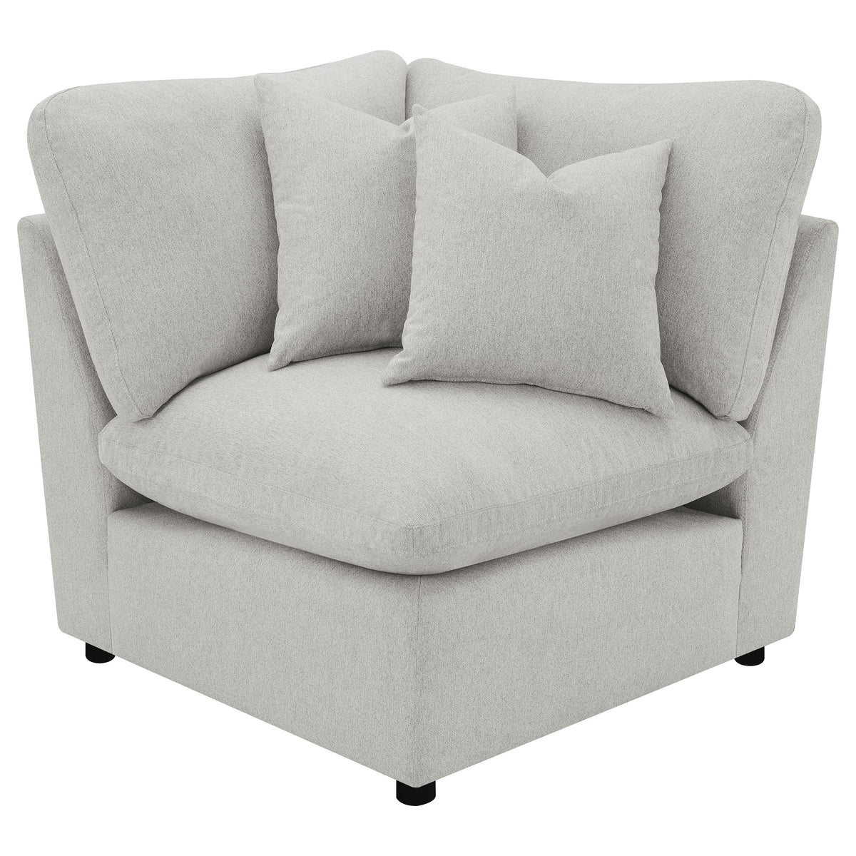 Best Furniture Outlet - Coaster - Collins Modular Corner Chair Grey - 609560CRN
