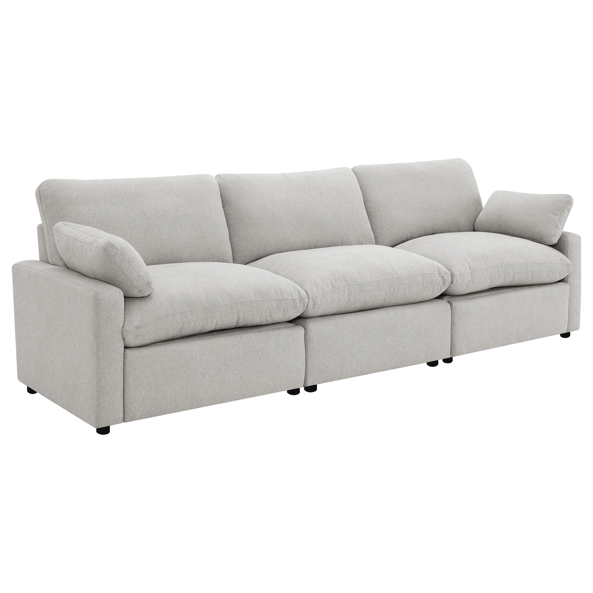 Best Furniture Outlet - Coaster - Collins Modular Power Sofa Grey - 609561P