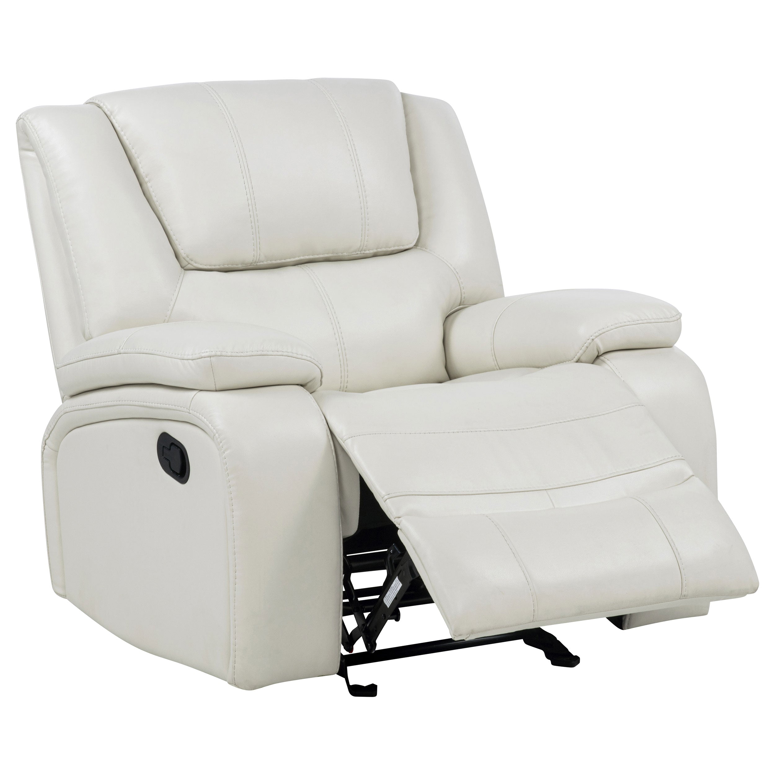 Best Furniture Outlet - Coaster - Camila Upholstered Glider Recliner Chair White - 610249