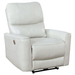 Best Furniture Outlet - Coaster - Greenfield Upholstered Power Recliner Chair Dove Grey - 610263P