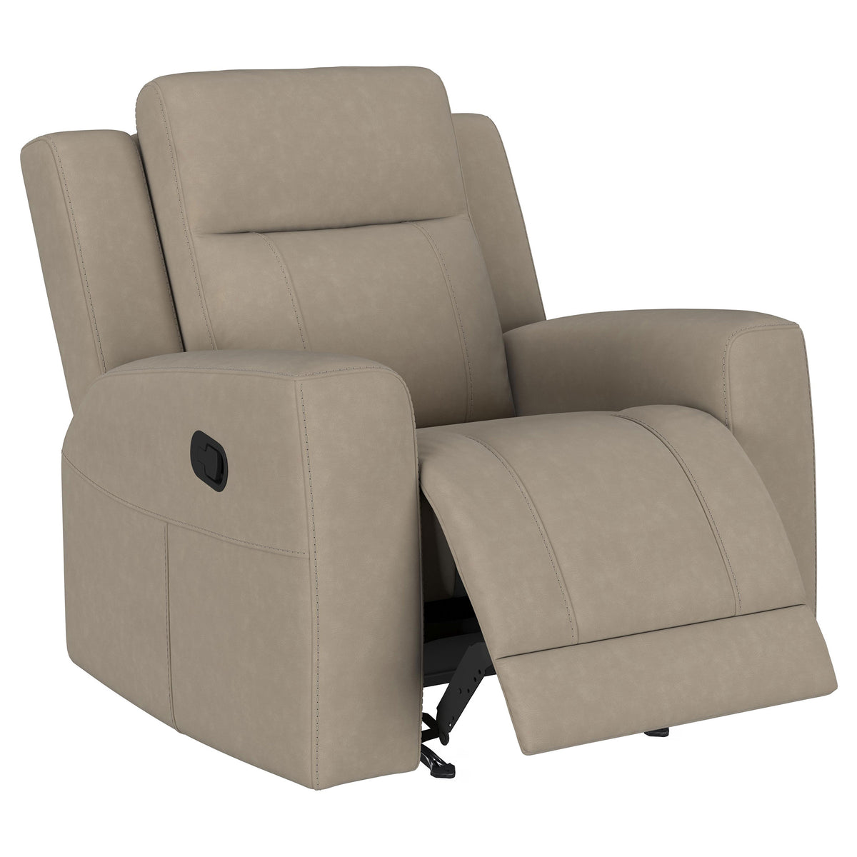 Best Furniture Outlet - Coaster - Brentwood Upholstered Recliner Chair Taupe - 610283