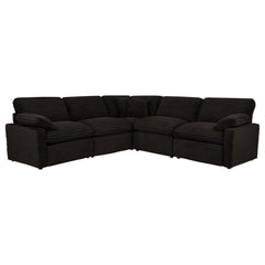 Collins 5-piece Modular Power Reclining Sectional Chocolate Brown