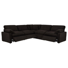 Collins 5-piece Modular Power Reclining Sectional Chocolate Brown