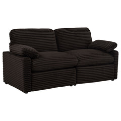 Best Furniture Outlet - Coaster - Collins Modular Power Loveseat Chocolate Brown - 610352P
