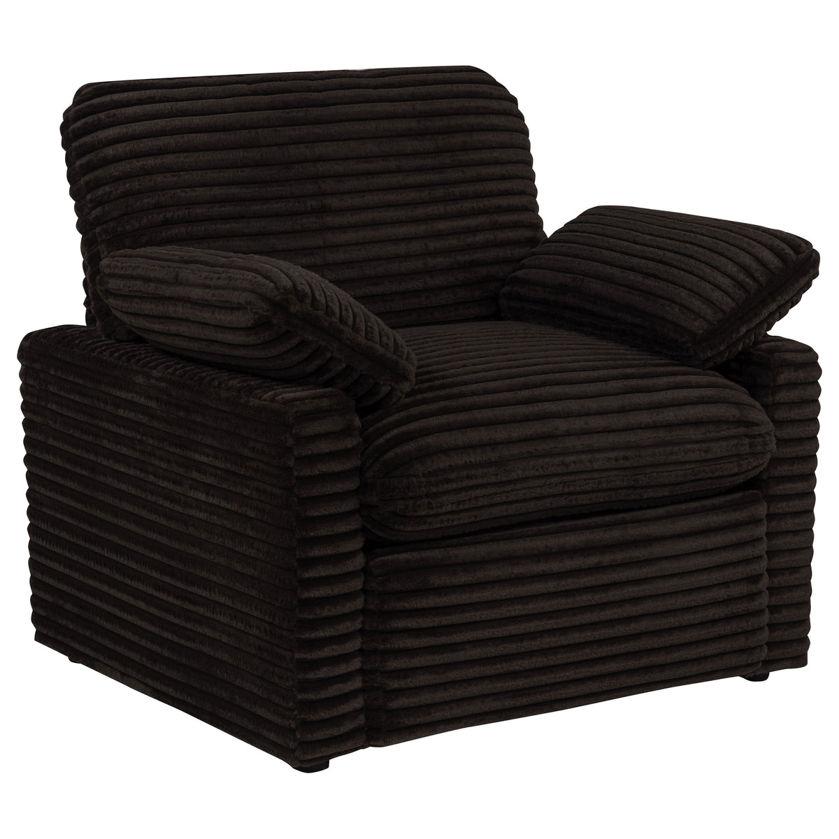 Best Furniture Outlet - Coaster - Collins Upholstered Power Recliner Chair Chocolate Brown - 610353P