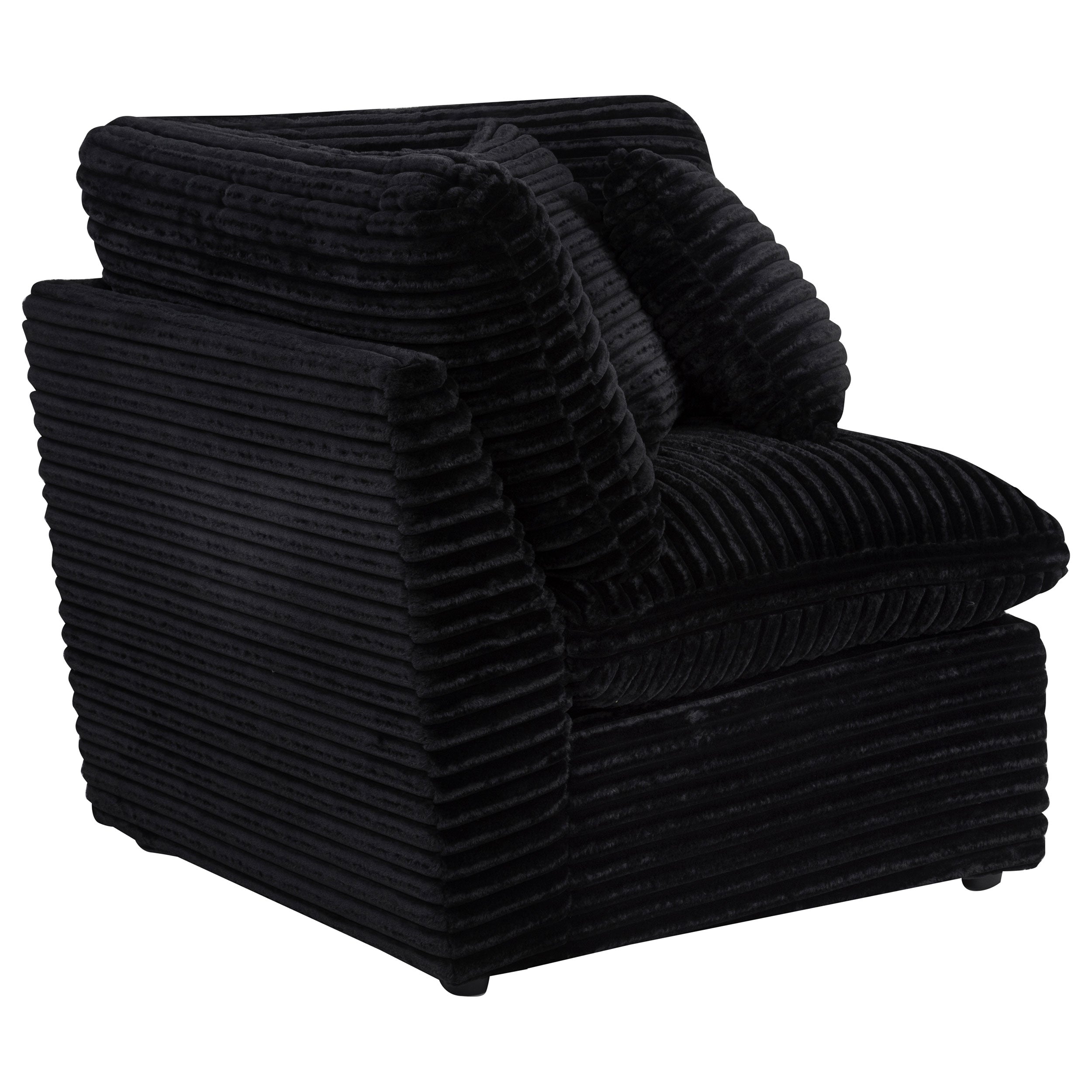Best Furniture Outlet - Coaster - Collins Modular Corner Chair Black - 610360CRN