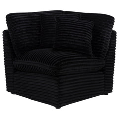 Collins Modular Corner Chair Black