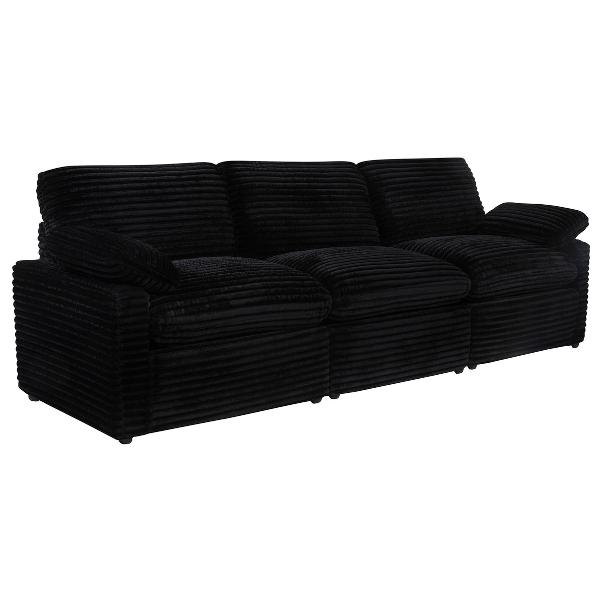 Best Furniture Outlet - Coaster - Collins Modular Power Sofa Black - 610361P