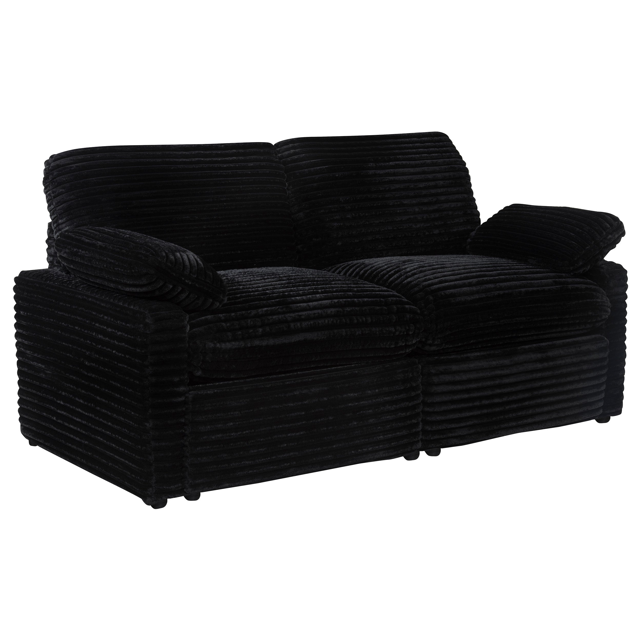Best Furniture Outlet - Coaster - Collins Modular Power Loveseat Black - 610362P