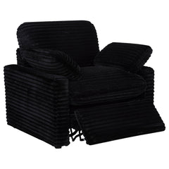 Collins Upholstered Power Recliner Chair Black