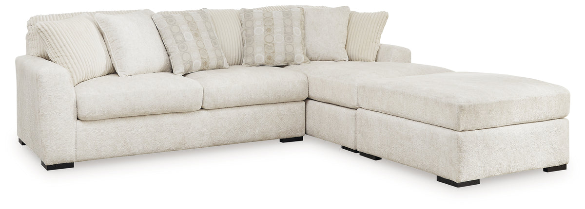 Best Furniture Outlet - Ashley Furniture - Chessington 2-Piece Sectional and Ottoman - 2-Piece Sectional and Ottoman - 61904U2