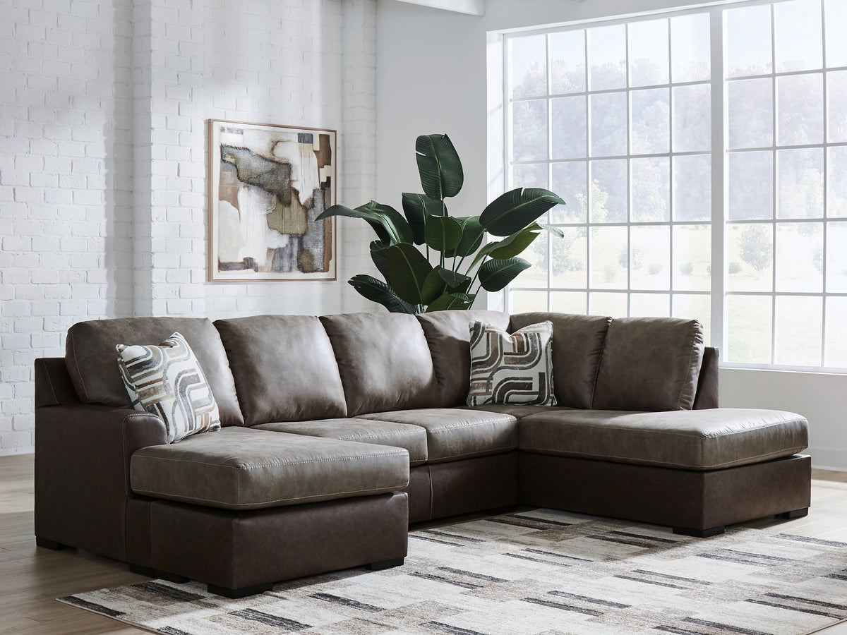 Best Furniture Outlet - Ashley Furniture - Castille Way Sectional - LAF 2-Piece Sectional with Chaise - PC62703S2