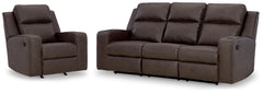 Best Furniture Outlet - Ashley Furniture - Lavenhorne Reclining Sofa and Recliner - Reclining Sofa and Recliner - 63306U3