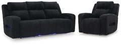 Best Furniture Outlet - Ashley Furniture - Forest Lake Power Reclining Sofa and Power Recliner - Power Reclining Sofa and Power Recliner - PC64202U2