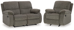 Best Furniture Outlet - Ashley Furniture - Scranto Reclining Loveseat and Recliner - Reclining Loveseat and Recliner - 66502U2
