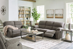 Best Furniture Outlet - Ashley Furniture - Scranto Reclining Sofa, Loveseat and Recliner - Reclining Sofa, Loveseat and Recliner - 66502U3