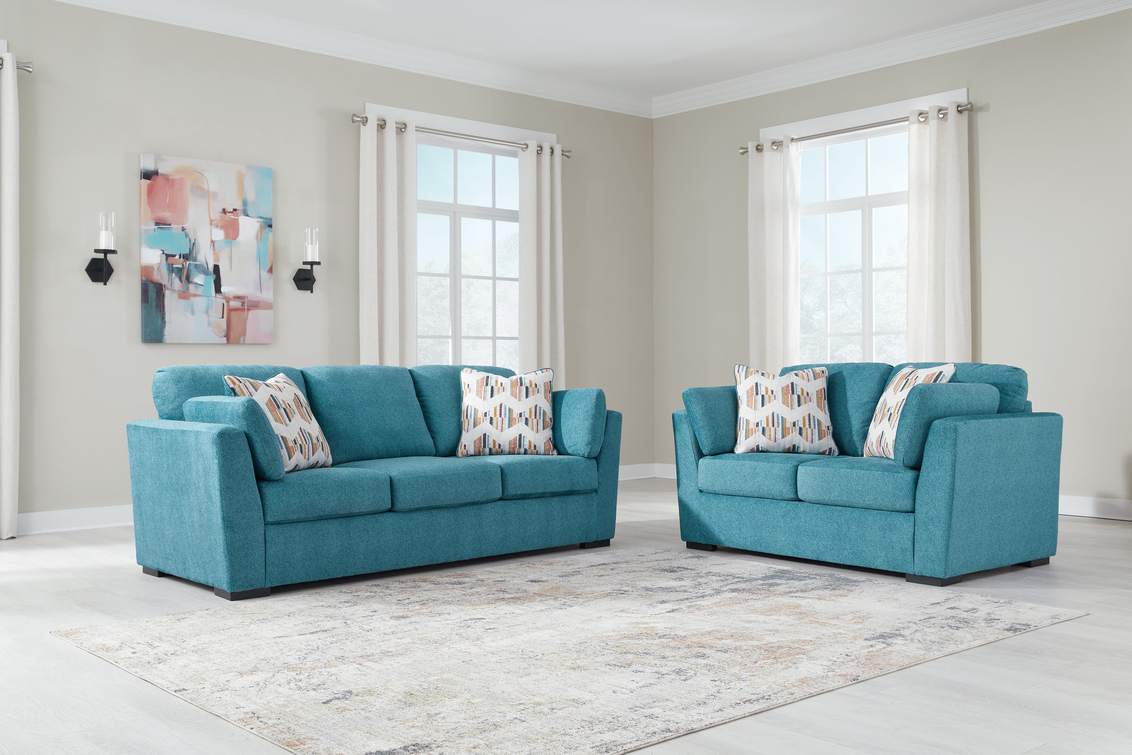 Best Furniture Outlet - Ashley Furniture - Keerwick Sofa and Loveseat - Sofa and Loveseat - 67507U1