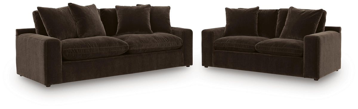 Best Furniture Outlet - Ashley Furniture - Maxton Heights Sofa and Loveseat - Sofa and Loveseat - 67807U1