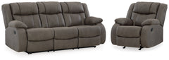 Best Furniture Outlet - Ashley Furniture - First Base Reclining Sofa and Recliner - Reclining Sofa and Recliner - 68804U5