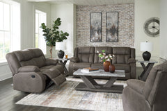 Best Furniture Outlet - Ashley Furniture - First Base Reclining Sofa, Loveseat and Recliner - Reclining Sofa, Loveseat and Recliner - 68804U2