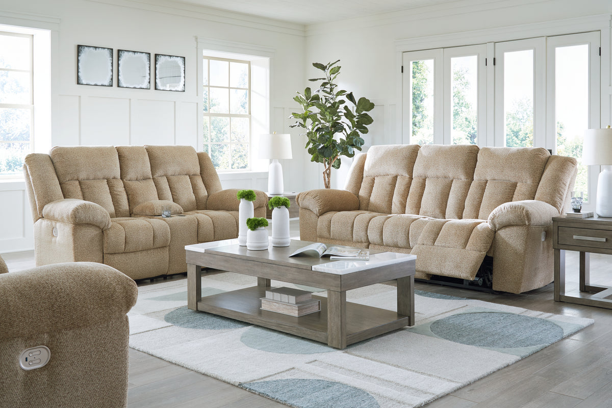 Best Furniture Outlet - Ashley Furniture - Tip-Off Power Reclining Sofa, Loveseat and Recliner - Power Reclining Sofa, Loveseat and Recliner - 69305U2