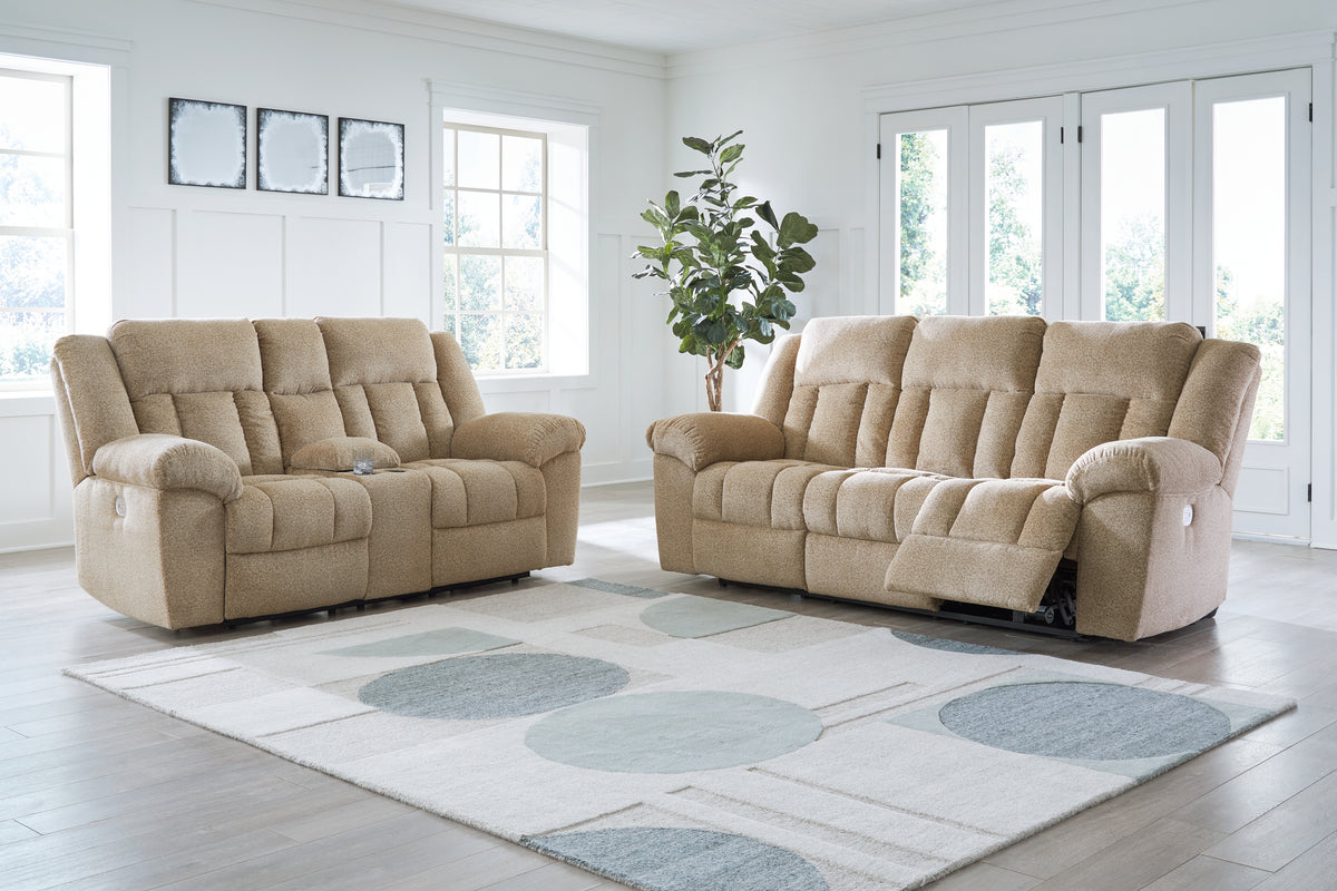 Best Furniture Outlet - Ashley Furniture - Tip-Off Power Reclining Sofa and Loveseat - Power Reclining Sofa and Loveseat - 69305U1