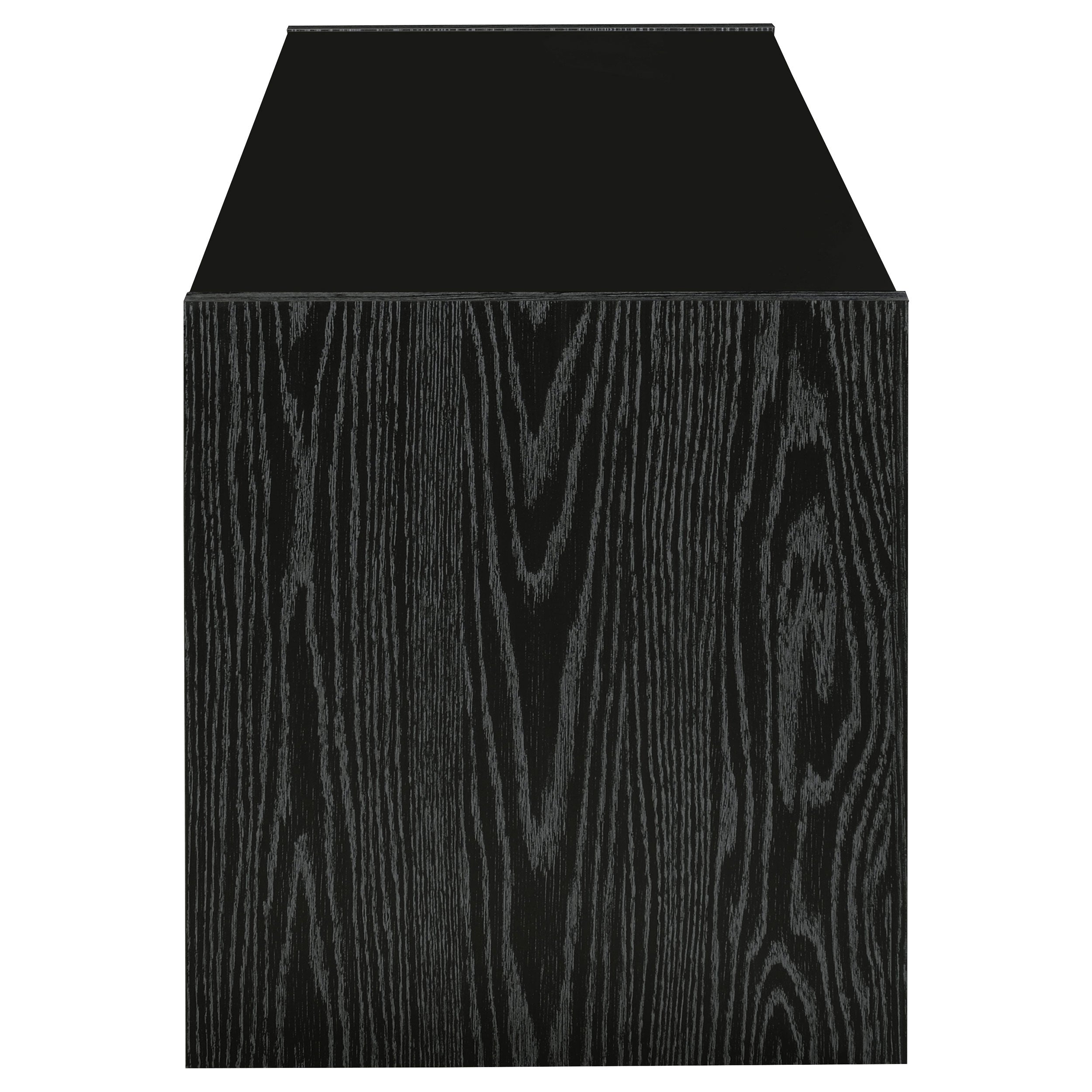 Alton 3-drawer Engineered Wood 62-inch TV Stand Black Oak