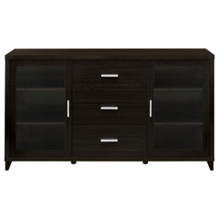 Lewes 2-door Engineered Wood 60-inch TV Stand Cappuccino
