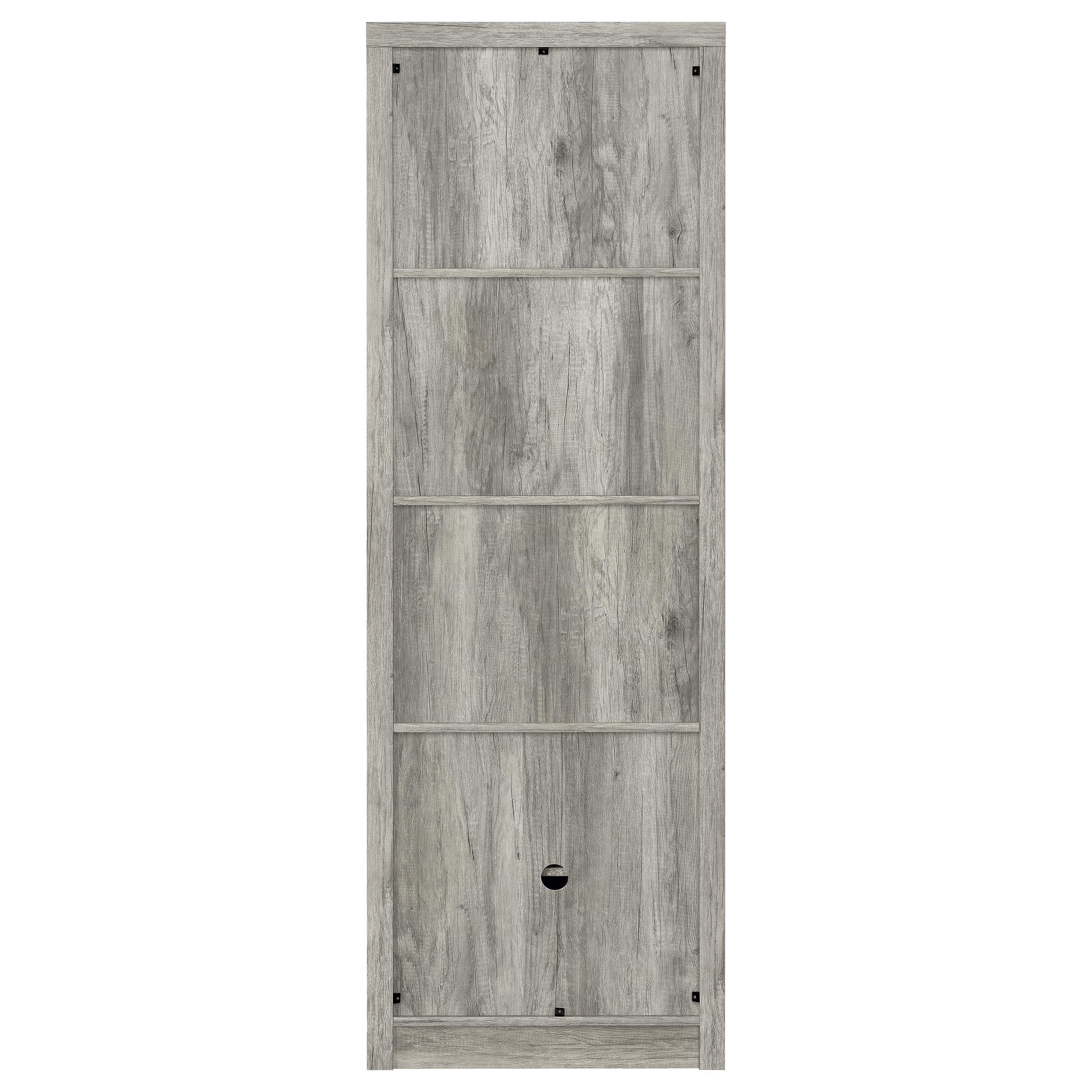 Burke 3-piece 59-inch TV Entertainment Center Grey Driftwood