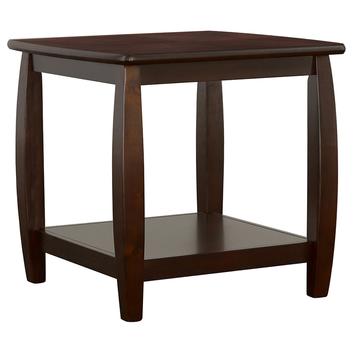 Best Furniture Outlet - Coaster - Dixon 1-shelf Square Wood End Table Espresso - 701077