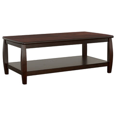 Best Furniture Outlet - Coaster - Dixon 1-shelf Rectangular Wood Coffee Table Espresso - 701078