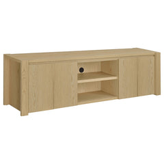 Best Furniture Outlet - Coaster - Laurelton 78-inch 4-door TV Stand Media Console Light Oak - 701653