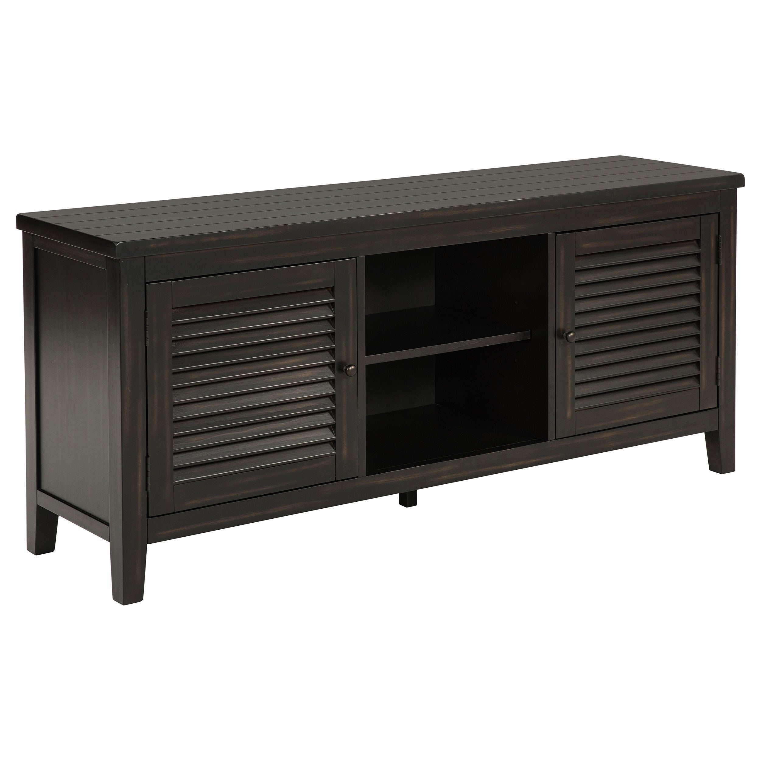 Best Furniture Outlet - Coaster - Concord 2-door 60-inch TV Stand Console Distressed Java - 701782