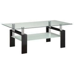 Dyer 3-piece Rectangular Coffee and End Table Set Black