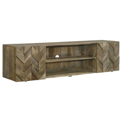 Best Furniture Outlet - Coaster - Keese 2-door Wood 70-inch TV Stand Media Console Mango Brown - 702333