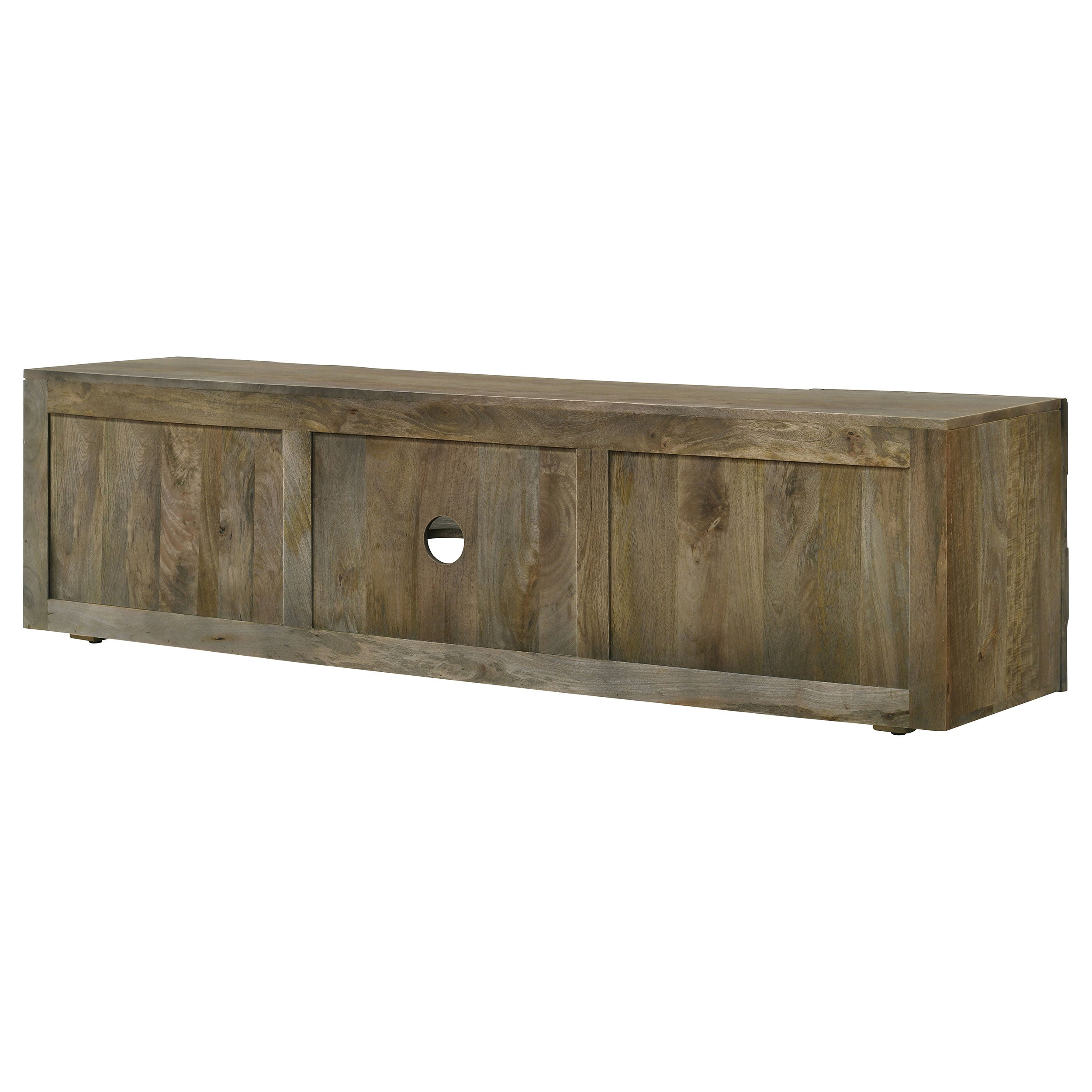 Keese 2-door Wood 70-inch TV Stand Media Console Mango Brown