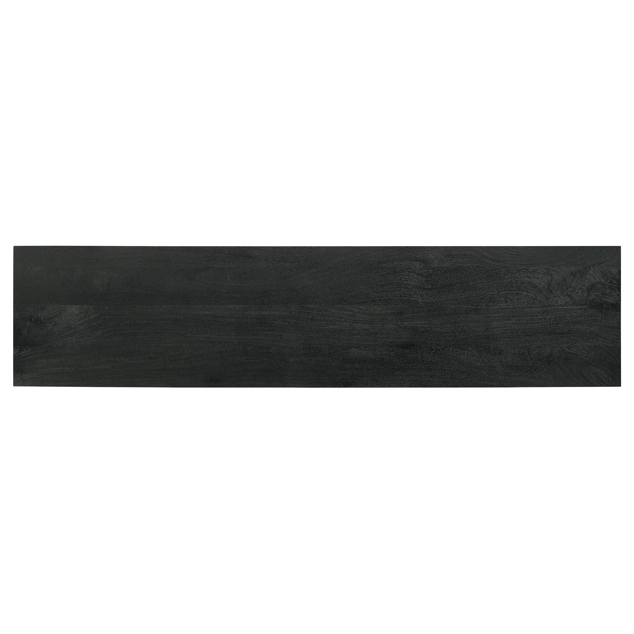 Marsden 2-door Mango Wood 70-inch TV Stand Charcoal Black