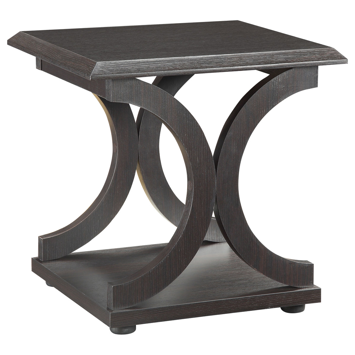 Best Furniture Outlet - Coaster - Shelly Rectangular Engineered Wood Side End Table Cappuccino - 703147