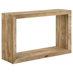 Best Furniture Outlet - Coaster - Benton Rectangular Solid Wood Sofa Console Table Natural - 704839