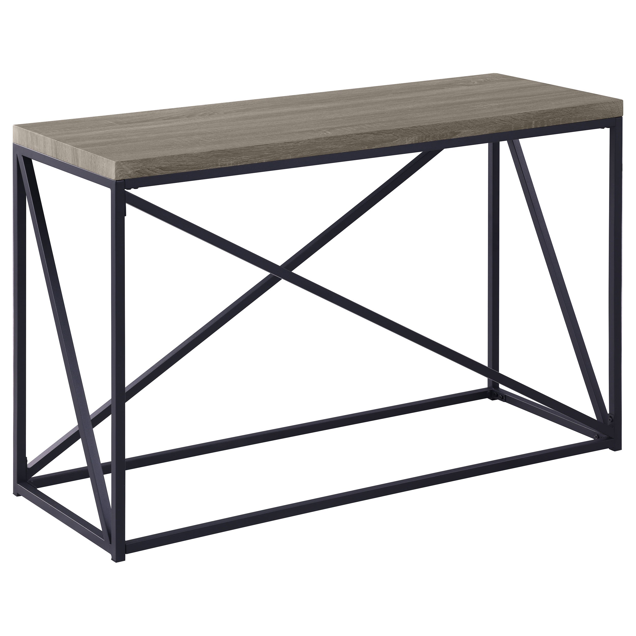 Best Furniture Outlet - Coaster - Birdie Rectangular Entryway Console Table Sonoma Grey - 705619
