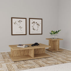 Best Furniture Outlet - Coaster - Cortona 2-piece Coffee and End Table Set Mango - 706178-S2
