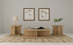 Best Furniture Outlet - Coaster - Cortona 3-piece Coffee and End Table Set Mango - 706178-S3