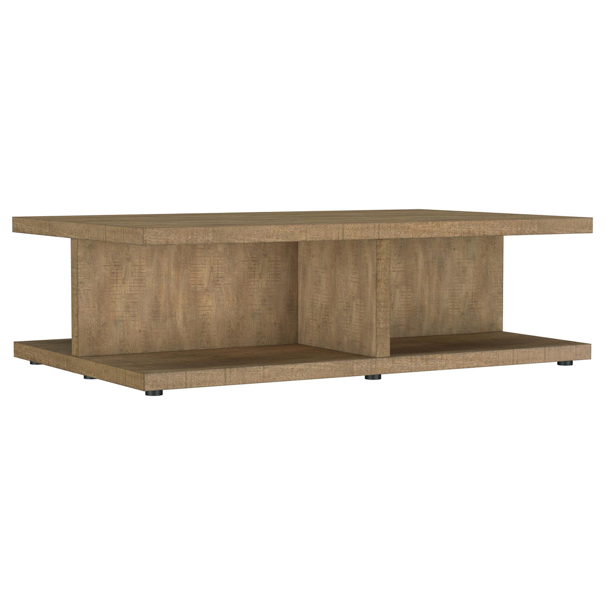 Best Furniture Outlet - Coaster - Cortona Square Engineered Wood Cocktail Coffee Table Mango - 706178