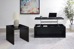 Best Furniture Outlet - Coaster - Knapp 2-piece Lift Top Coffee Table Set Black - 706228-S2