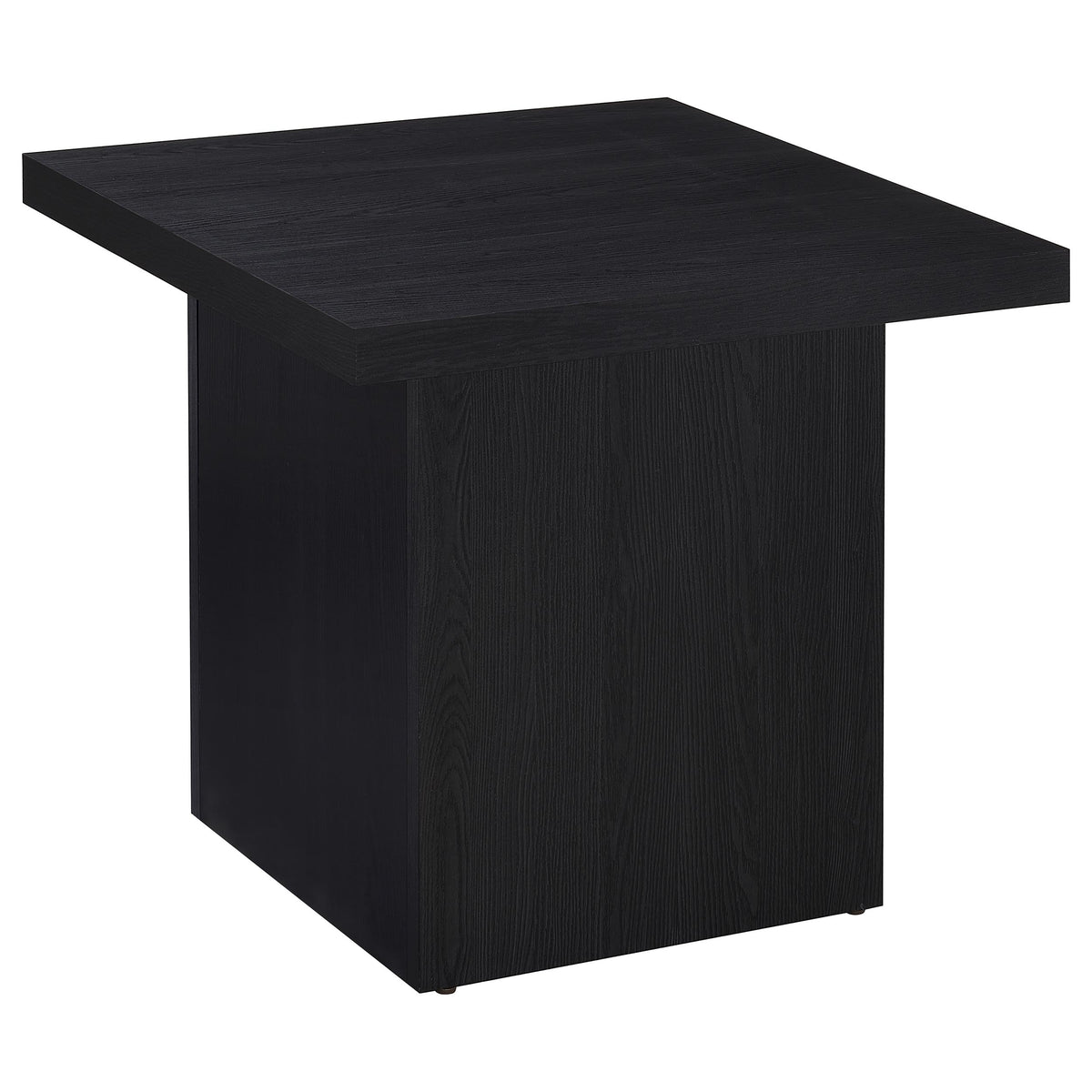 Best Furniture Outlet - Coaster - Max Square Engineered Laminate End Side Table Black - 706277