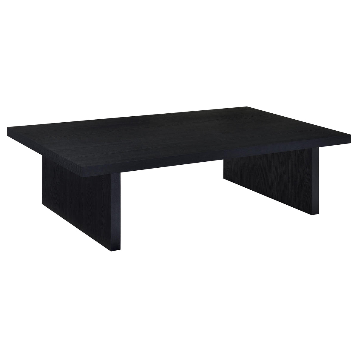 Best Furniture Outlet - Coaster - Max Rectangular Engineered Laminate Coffee Table Black - 706278