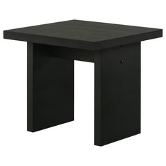 Decker Square Occasional Side End Table Black