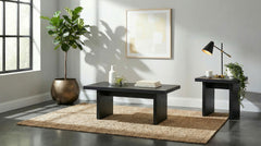 Best Furniture Outlet - Coaster - Decker 2-piece Coffee and End Table Set Black - 706478-S2