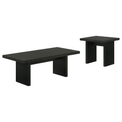 Decker 2-piece Coffee and End Table Set Black